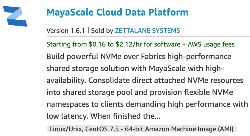 Mayascale Cloud Data Platform on AWS