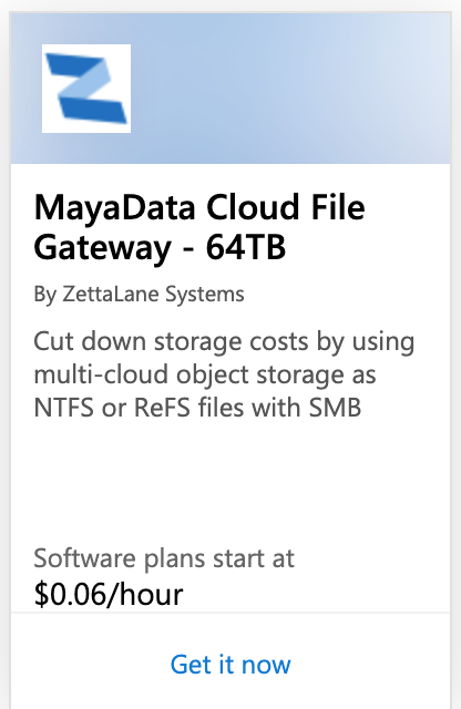MayaNAS Cloud Enterprise