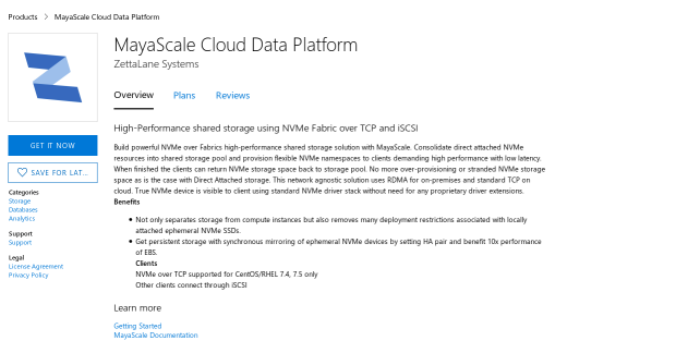 MayaScale Cloud Data Platform